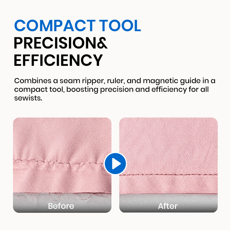 upsellDoryma®🧵 Sewing Seam Guide & Ripper – Multi-functional Tool, Easy Seam Allowance & Stitch Removal ✂️🪡
