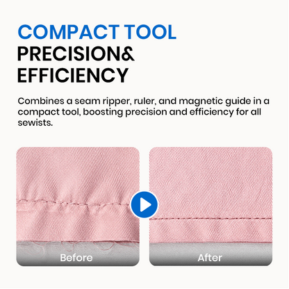 upsellDoryma®🧵 Sewing Seam Guide & Ripper – Multi-functional Tool, Easy Seam Allowance & Stitch Removal ✂️🪡