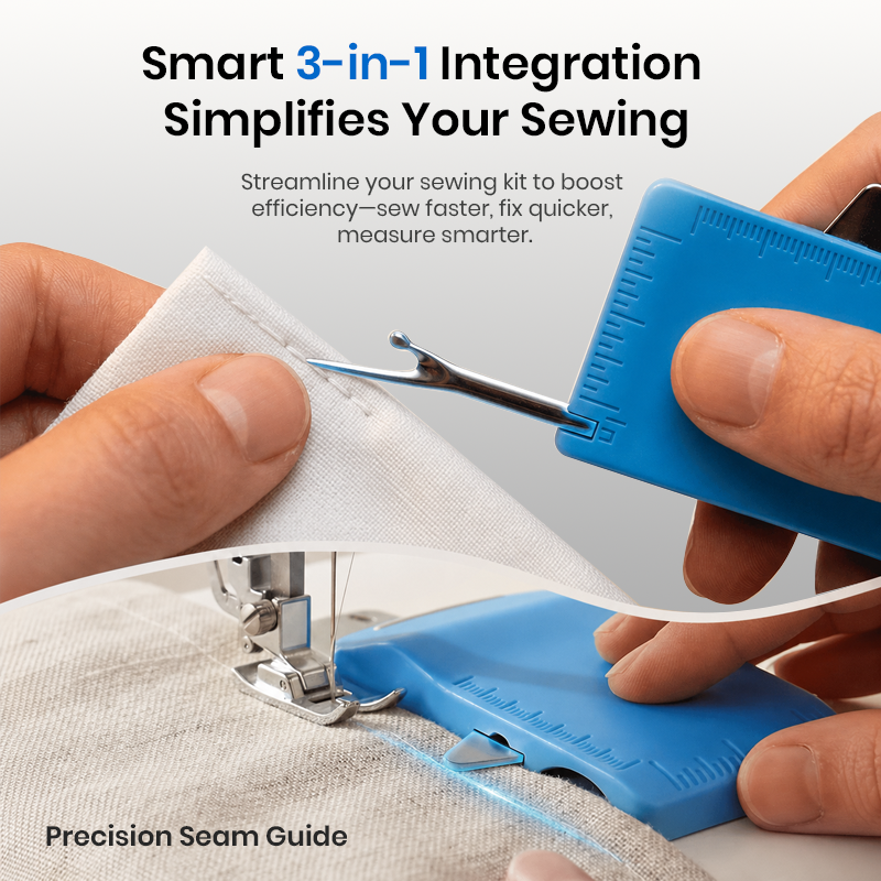 upsellDoryma®🧵 Sewing Seam Guide & Ripper – Multi-functional Tool, Easy Seam Allowance & Stitch Removal ✂️🪡