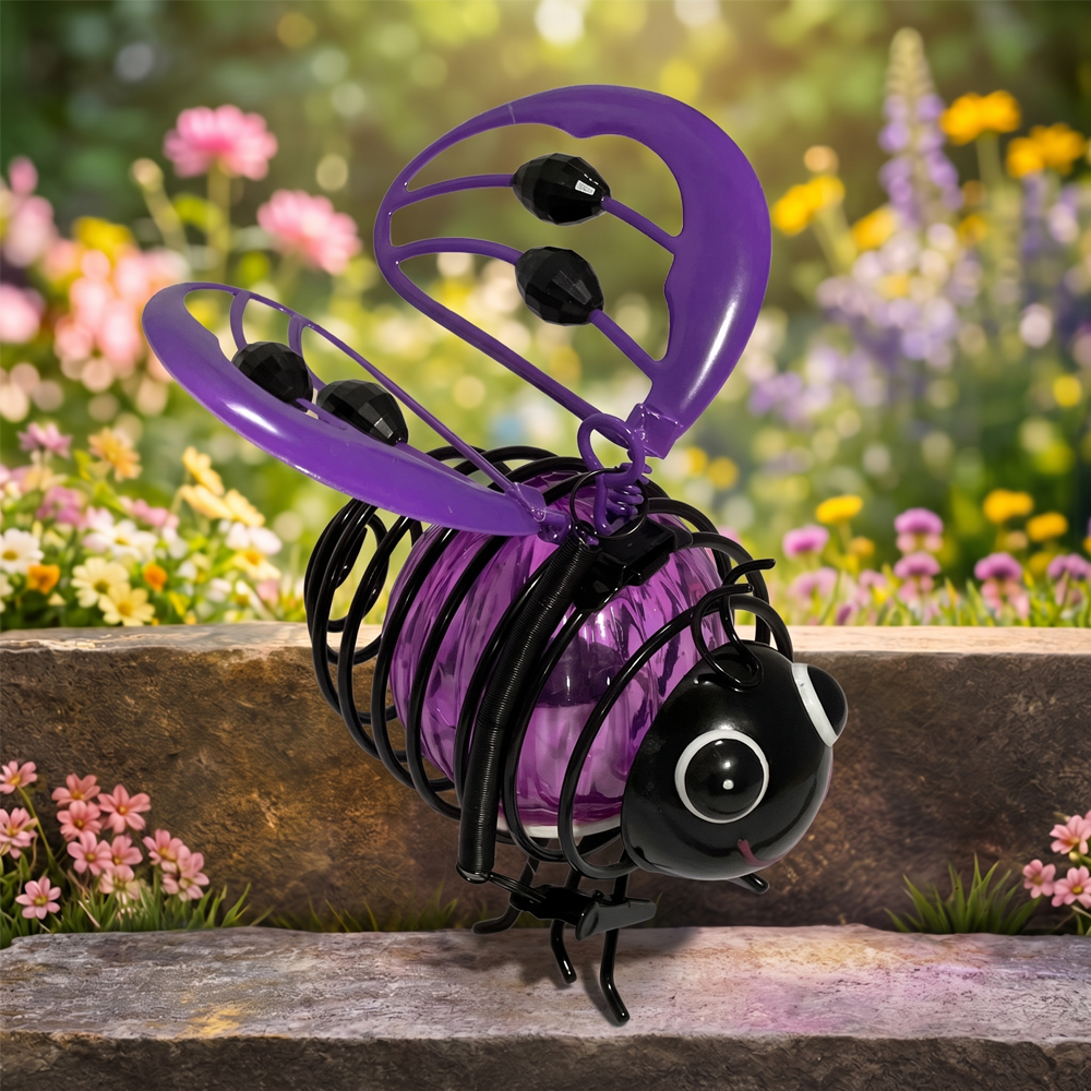 🐝Hanging Bee Light – Warm Amber Glow, Flicker-Free, Perfect for Garden Parties – Spread Joy Day and Night 🌞🌜
