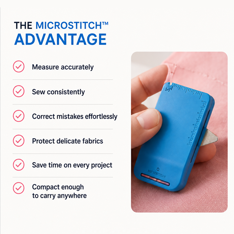 upsellDoryma®🧵 Sewing Seam Guide & Ripper – Multi-functional Tool, Easy Seam Allowance & Stitch Removal ✂️🪡