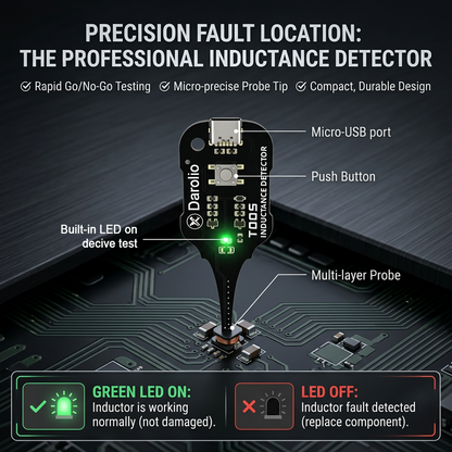 Doryma® Inductor Signal Tester ⚡🖐️ One Tap to Detect Circuit Problems📡 Non-Contact & Easy to Use💡 Built for Fast Electronic Repairs🔥 HOT SALE — SAVE 50%