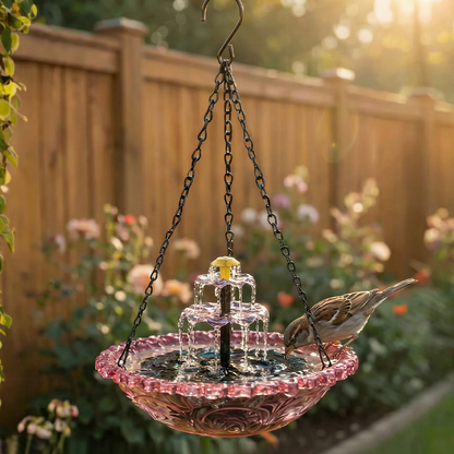 🔥Hot sale🔥2026 Spring Sale 40% Off--🐦Doryma®Solar Cascade Hanging Bird Bath Fountain