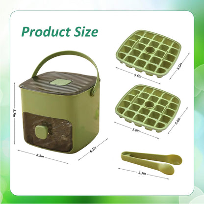 Doryma® 🧊Portable Ice Maker with Lid and Storage Box (48 cubes)