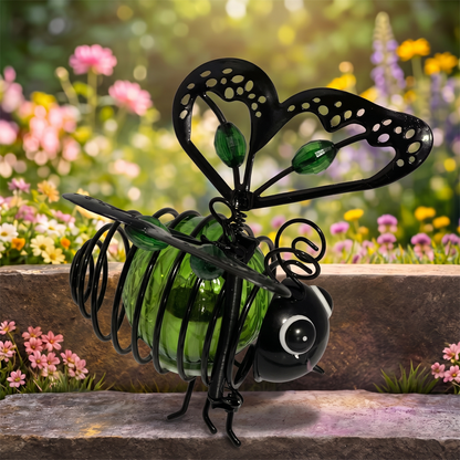 🐝Hanging Bee Light – Warm Amber Glow, Flicker-Free, Perfect for Garden Parties – Spread Joy Day and Night 🌞🌜