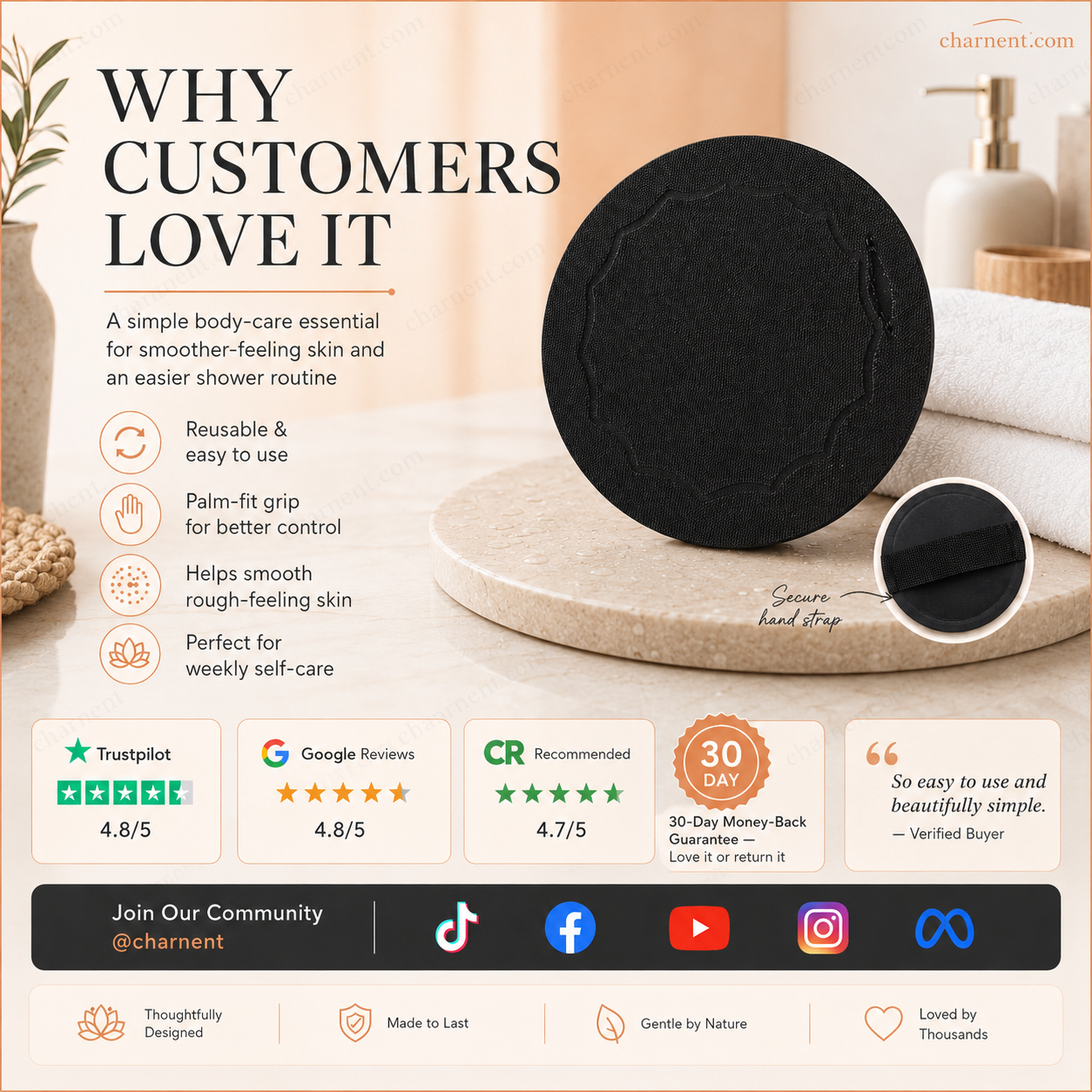 Exfoliating Scrub Bath Pads