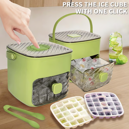 Doryma® 🧊Portable Ice Maker with Lid and Storage Box (48 cubes)