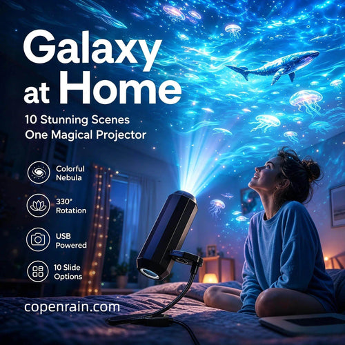 🥳2026 HOT SALE🥳💥🌈 50% OFF! Doryma® Smart Galaxy Ocean Projector – Stunning Sky Effects at Home
