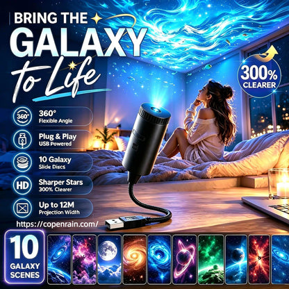 🥳2026 HOT SALE🥳💥🌈 50% OFF! Doryma® Smart Galaxy Ocean Projector – Stunning Sky Effects at Home