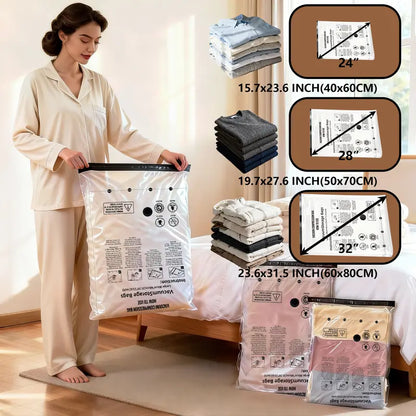 Doryma® Cordless Travel Vacuum Storage Compression Bag Set