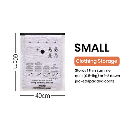 Doryma® Cordless Travel Vacuum Storage Compression Bag Set