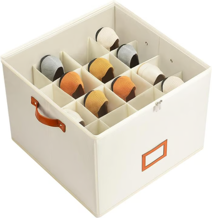 Doryma®🔥Oxford Fabric Foldable Design Shoe Organizer, Storage Box