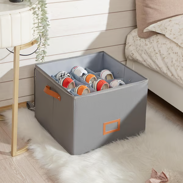 Doryma®🔥Oxford Fabric Foldable Design Shoe Organizer, Storage Box