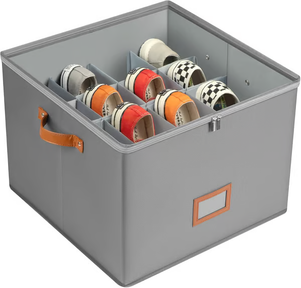 Doryma®🔥Oxford Fabric Foldable Design Shoe Organizer, Storage Box
