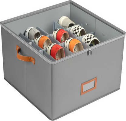 Doryma®🔥Oxford Fabric Foldable Design Shoe Organizer, Storage Box