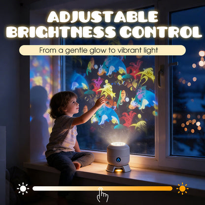 upsell🥳Doryma®2026 HOT SALE🥳💥🌈 50% OFF! Dynamic Rotating LED Light Projector – Calm & relaxation for your home. Gentle moving lights ease restless nights. Perfect for bedroom or living room. 🌙✨ (Copy)