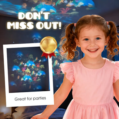 upsell🥳Doryma®2026 HOT SALE🥳💥🌈 50% OFF! Dynamic Rotating LED Light Projector – Calm & relaxation for your home. Gentle moving lights ease restless nights. Perfect for bedroom or living room. 🌙✨ (Copy)