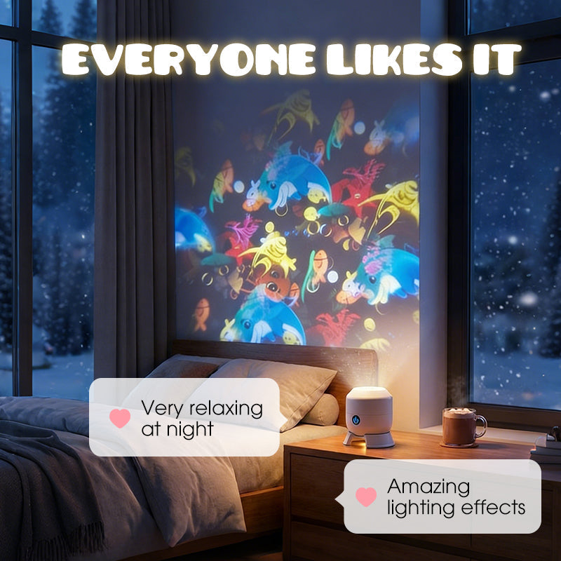 🌈Doryma®Dynamic Aurora LED Projector Lamp – Transform Any Room Into a Relaxing Light Escape