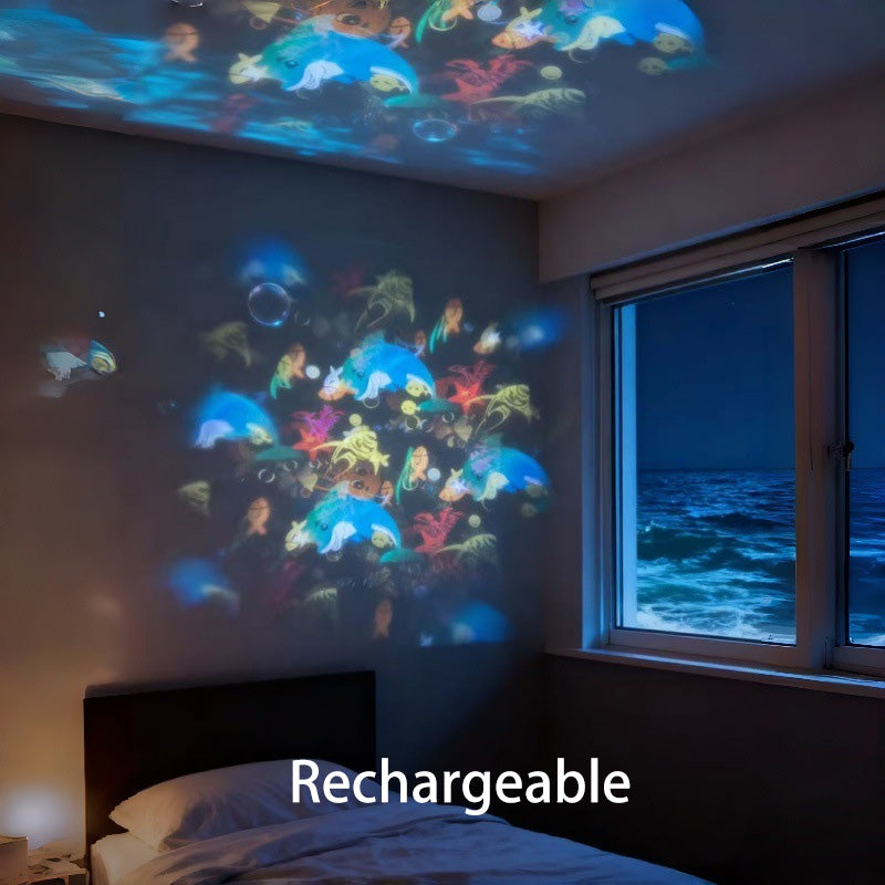 upsell🥳Doryma®2026 HOT SALE🥳💥🌈 50% OFF! Dynamic Rotating LED Light Projector – Calm & relaxation for your home. Gentle moving lights ease restless nights. Perfect for bedroom or living room. 🌙✨ (Copy)
