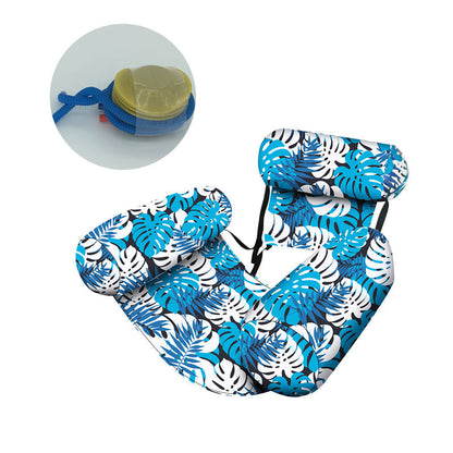 Doryma®💎 -50% ON INFLATABLE POOL FLOATING CHAIR! 💎 Tropical Leaf Design, Ultra-Lightweight & Puncture-Resistant PVC ✨
