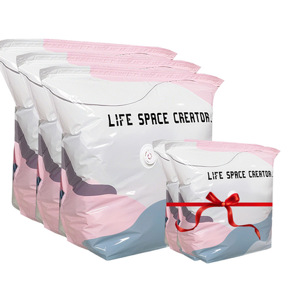 🥳2026 HOT SALE🥳💞50K+ SOLD!Doryma® No‑Pump Vacuum Storage Bags – Press & seal, no pump needed. Saves 80% space, keeps clothes dry & dust‑free. Perfect for bulky bedding & off‑season gear. 🛏️🗄️