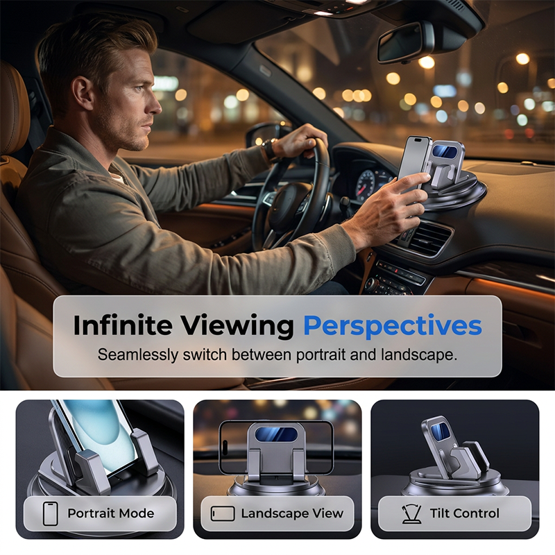 upsellDoryma® 🚗 40% OFF NOW!📱 Rotating Dashboard Car Phone Holder – 360° Adjustable & Anti-Slip – Hands-Free Phone Mount 🛡️ (Copy)