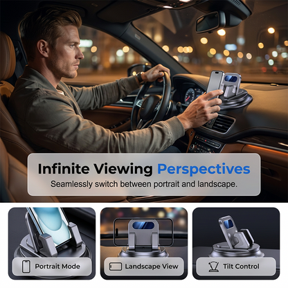 Doryma® 🚗 40% OFF NOW!📱 Rotating Dashboard Car Phone Holder – 360° Adjustable & Anti-Slip – Hands-Free Phone Mount 🛡️