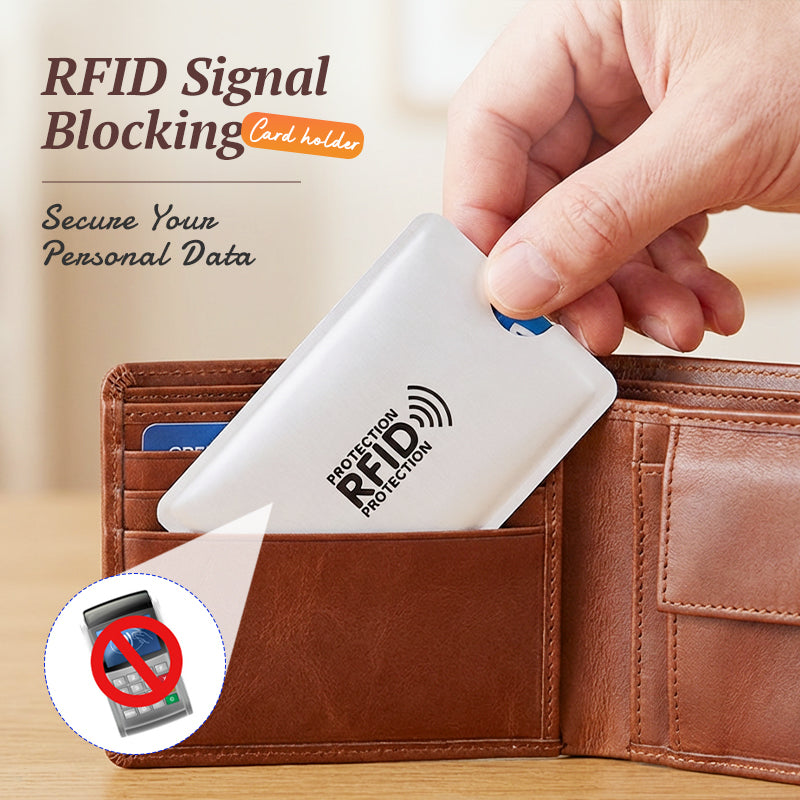 🛡️🏆LAST DAY SALE 40% OFF🔥RFID Blocking Sleeves for Credit Cards💳--Polarvix®