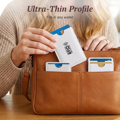 🛡️🏆LAST DAY SALE 40% OFF🔥RFID Blocking Sleeves for Credit Cards💳--Polarvix®