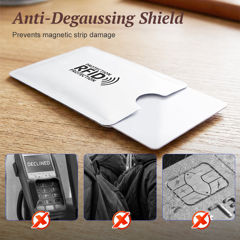 🛡️🏆LAST DAY SALE 40% OFF🔥RFID Blocking Sleeves for Credit Cards💳--Polarvix®