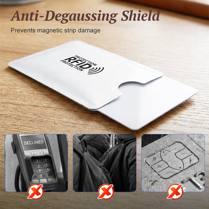 🛡️🏆LAST DAY SALE 40% OFF🔥RFID Blocking Sleeves for Credit Cards💳--Polarvix®