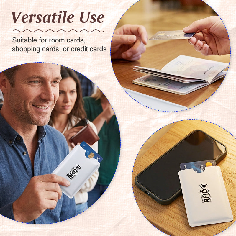 🛡️🏆LAST DAY SALE 40% OFF🔥RFID Blocking Sleeves for Credit Cards💳--Polarvix®