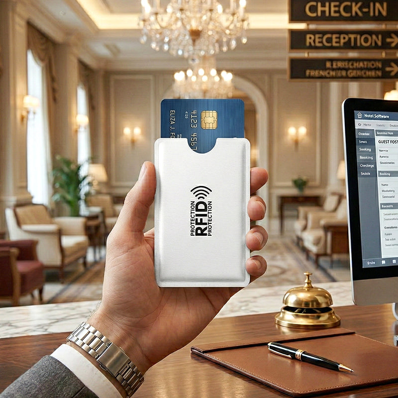 🛡️🏆LAST DAY SALE 40% OFF🔥RFID Blocking Sleeves for Credit Cards💳--Polarvix®