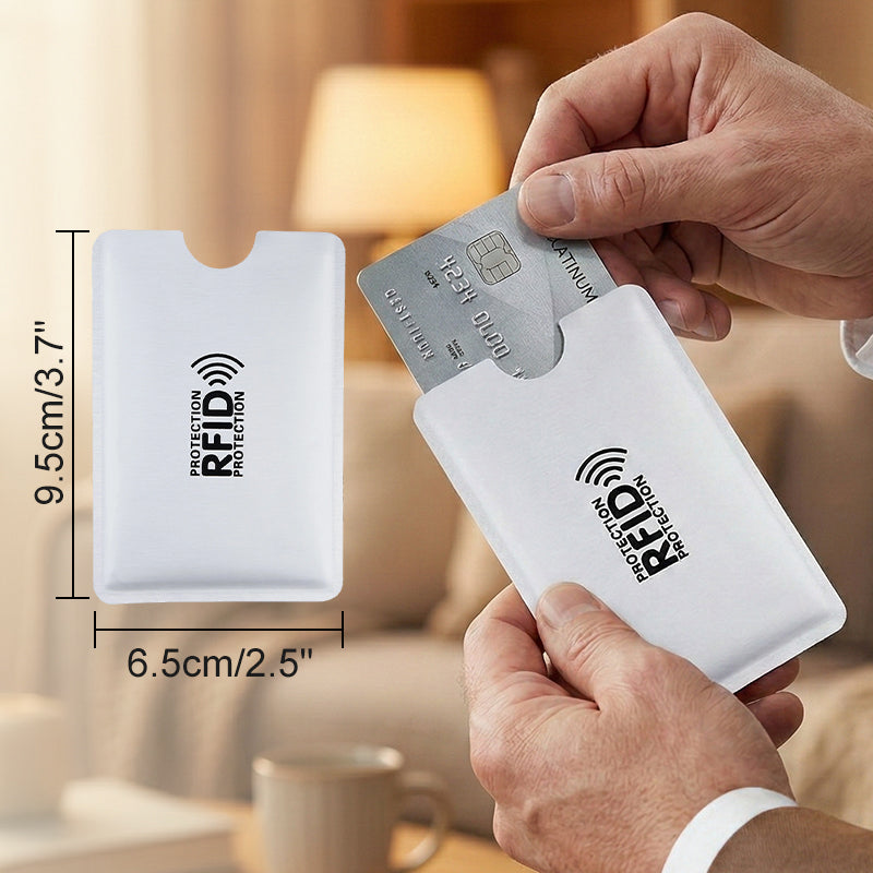 🛡️🏆LAST DAY SALE 40% OFF🔥RFID Blocking Sleeves for Credit Cards💳--Polarvix®